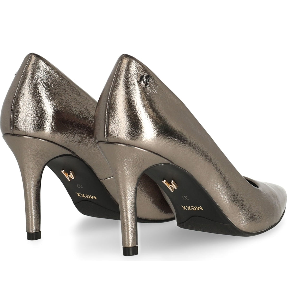 Mexx womens gun metal minou pumps | Vilbury London