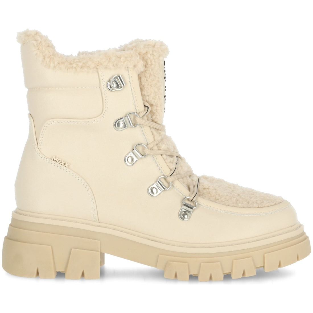 Mexx womens off white kold booties | Vilbury London