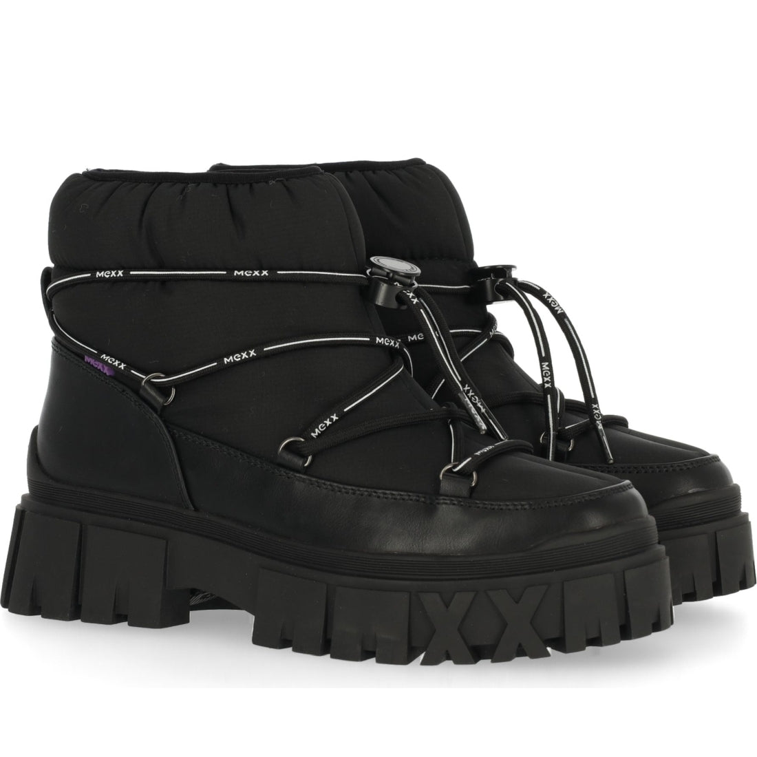 Mexx womens black mae booties | Vilbury London