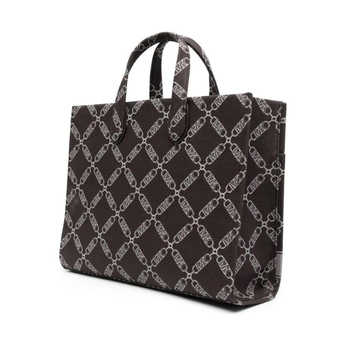 Michael Kors womens choc multi lg grab tote bag | Vilbury London