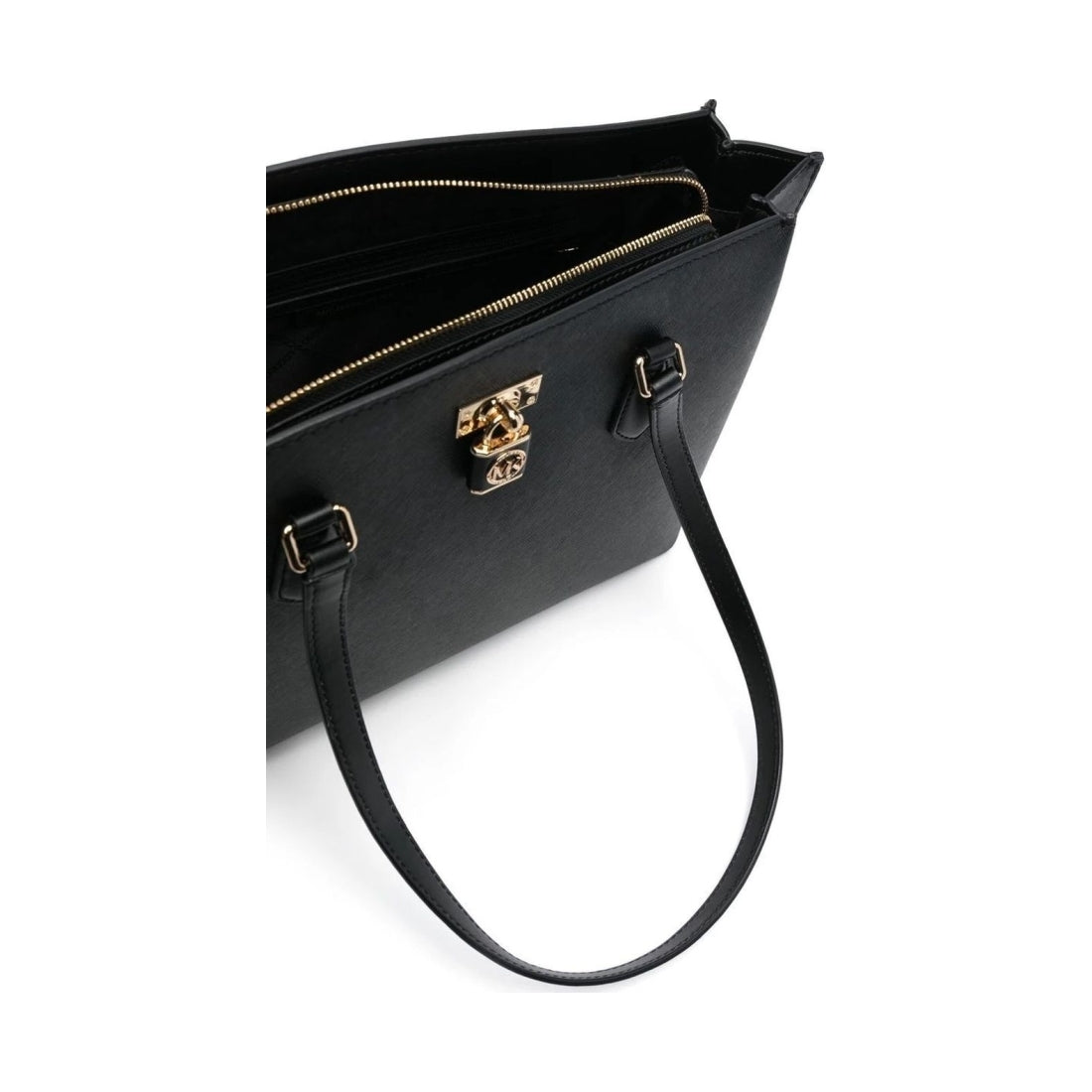 Michael Kors womens black lg top-zip tote | Vilbury London