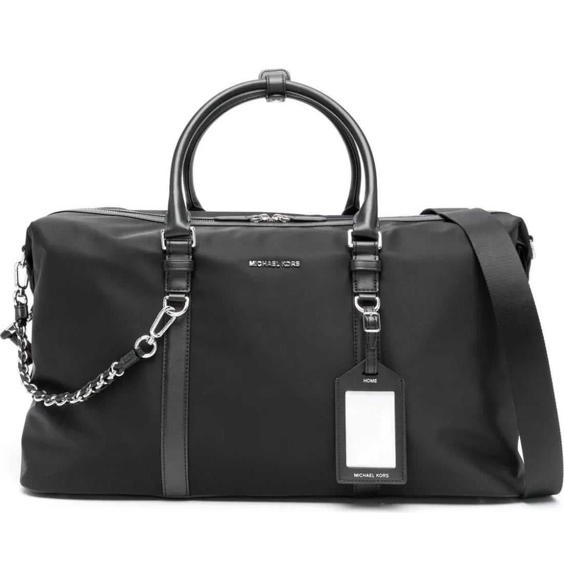 Michael Kors mens black commuter duffle | Vilbury London