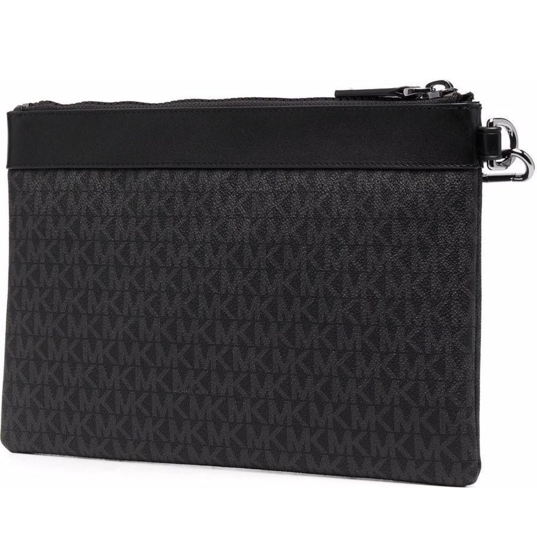 Michael Kors mens black travel pouch | Vilbury London