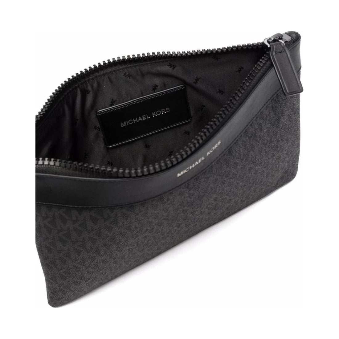 Michael Kors mens black travel pouch | Vilbury London