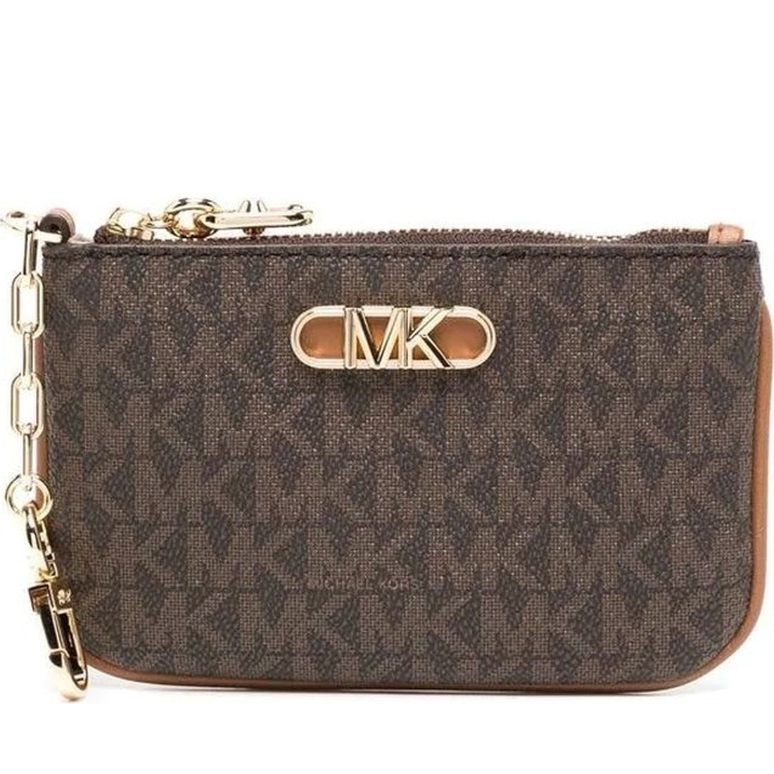 Michael Kors womens brn, acorn sm key card holder | Vilbury London