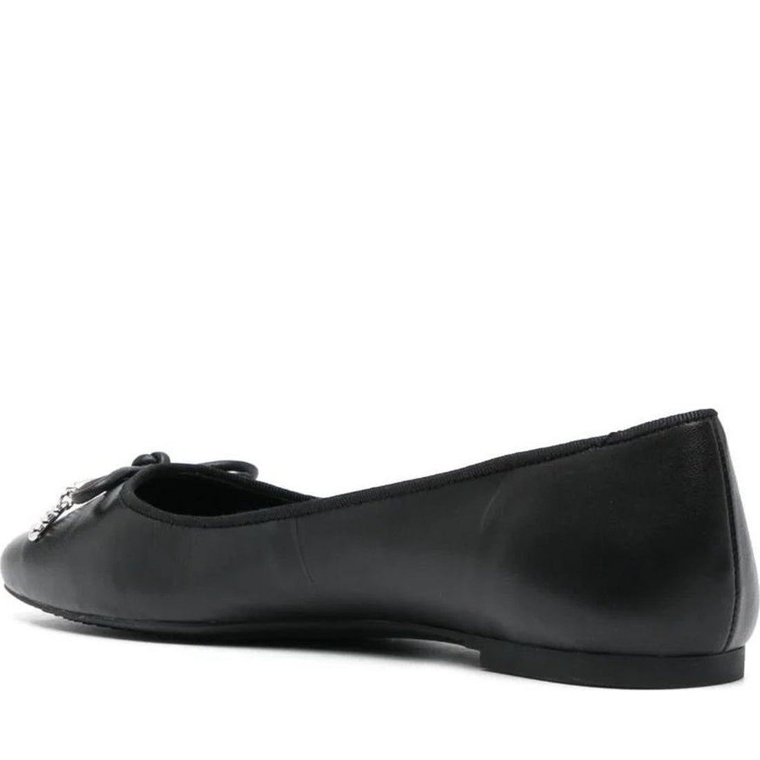 Michael Kors womens black nori flat | Vilbury London