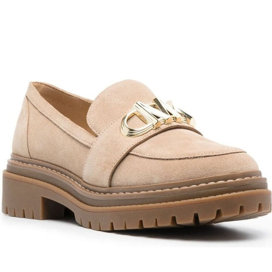 Michael Kors womens camel parker lug loafer | Vilbury London