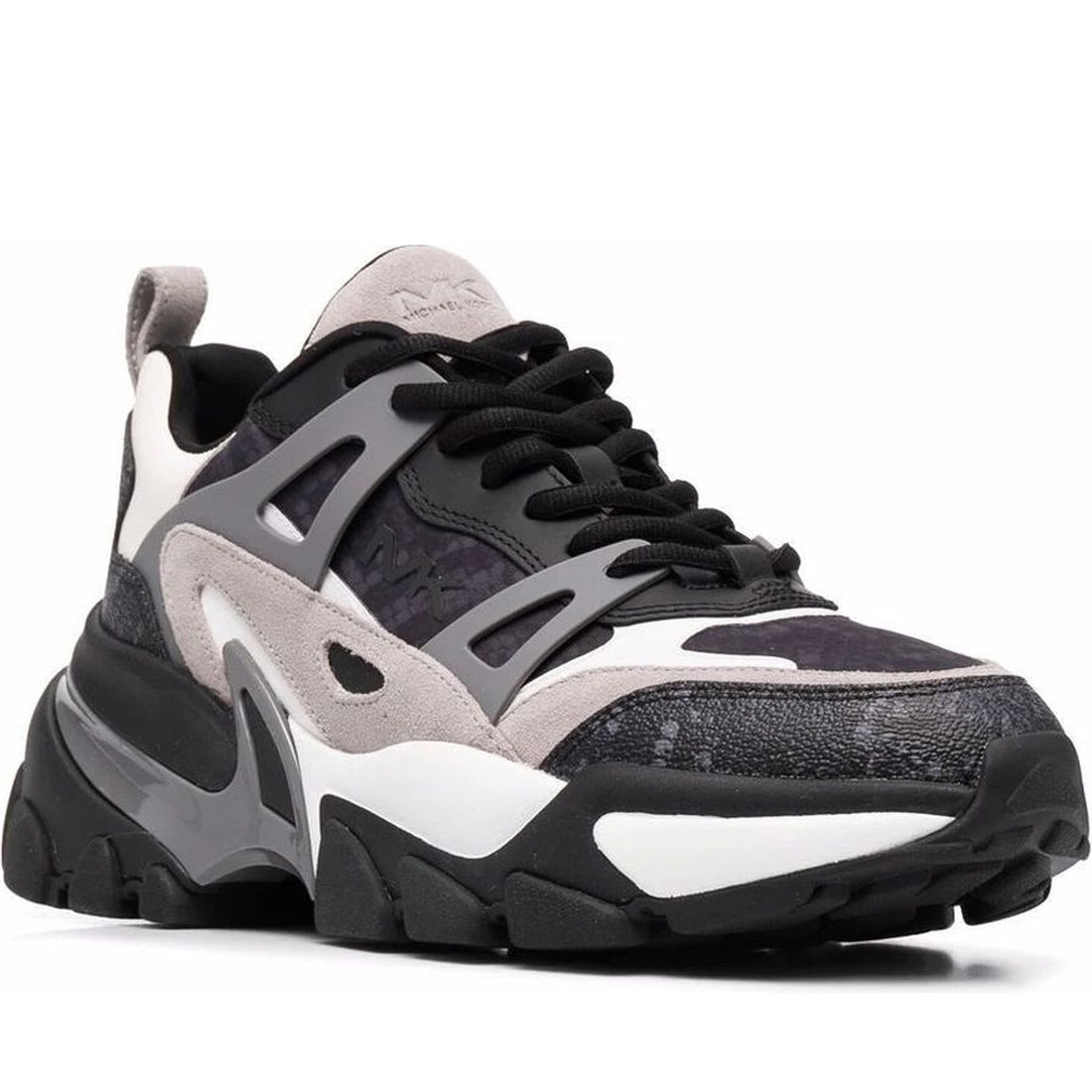 Michael Kors mens blk, wht mlti nick trainer | Vilbury London