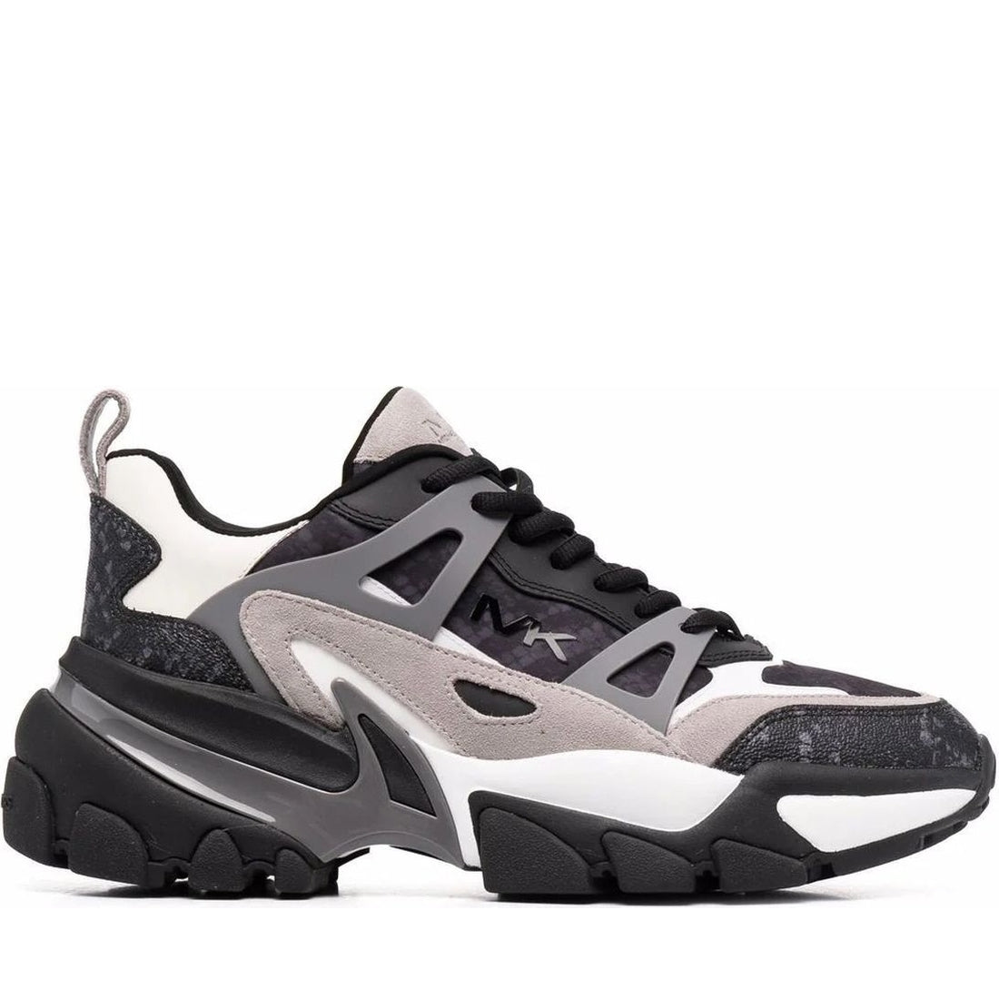 Michael Kors mens blk, wht mlti nick trainer | Vilbury London