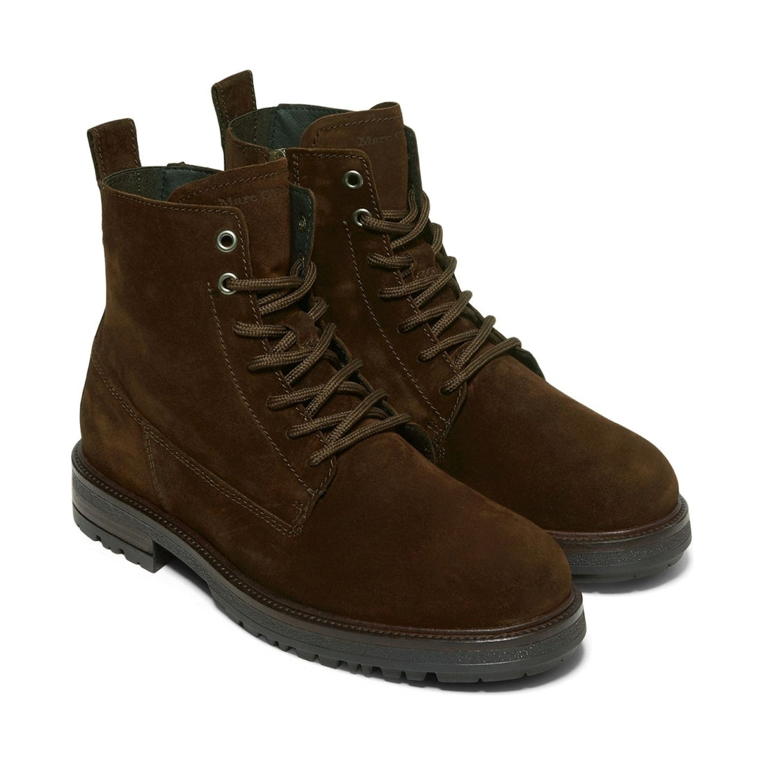 Marc O'Polo mens darkbrown mod. rony 3b booties | Vilbury London