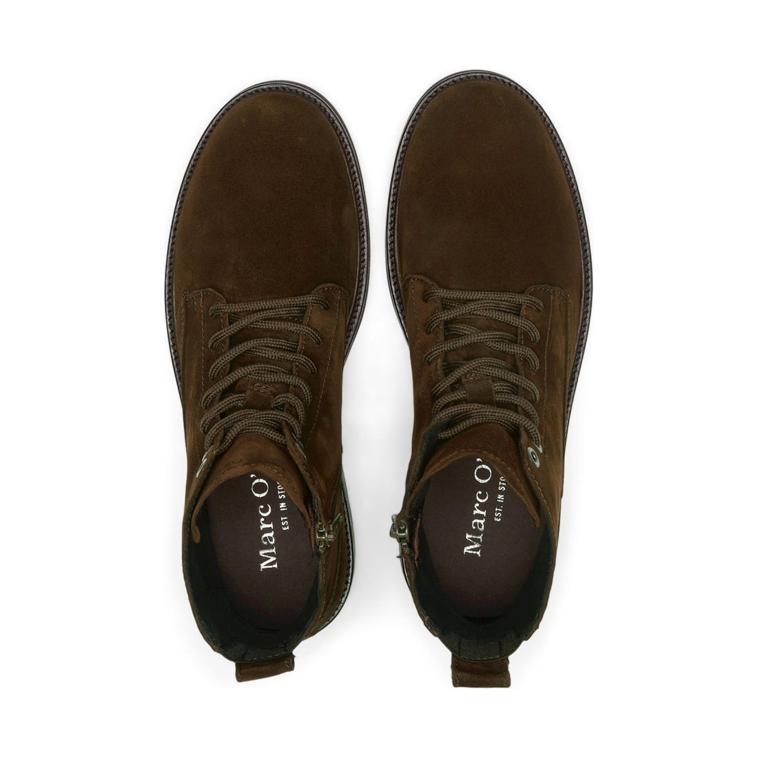 Marc O'Polo mens darkbrown mod. rony 3b booties | Vilbury London