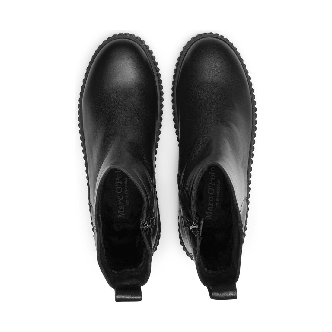 Marc O'Polo womens black mod. bianca n 5a booties | Vilbury London