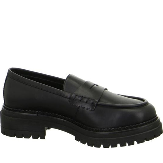 NeroGiardini womens black guanto loafers | Vilbury London