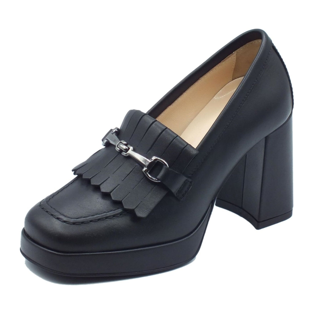 NeroGiardini womens black guanto pumps | Vilbury London