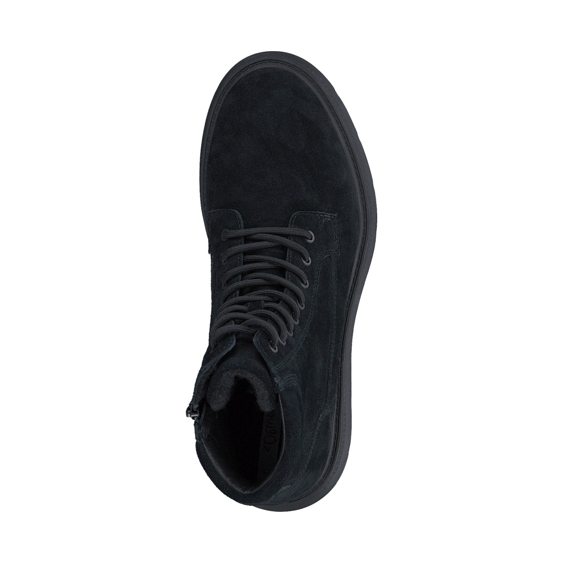 s.Oliver mens black casual closed booties | Vilbury London