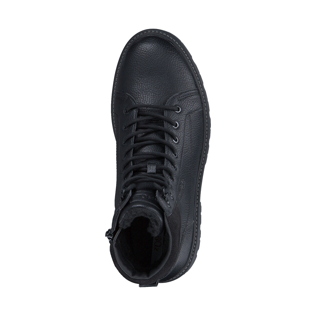 s.Oliver mens black casual closed booties | Vilbury London