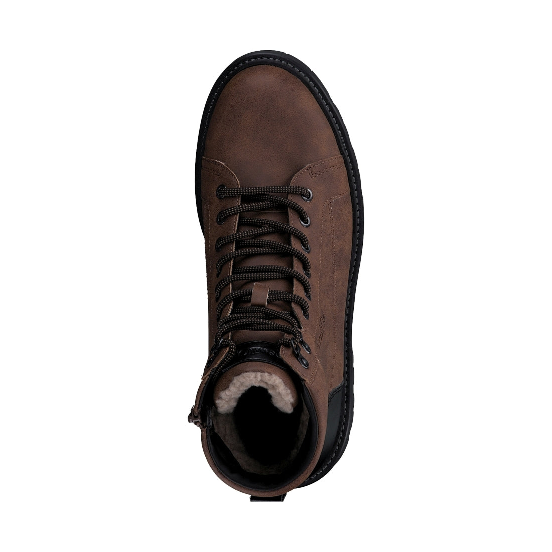 s.Oliver mens cognac casual closed booties | Vilbury London