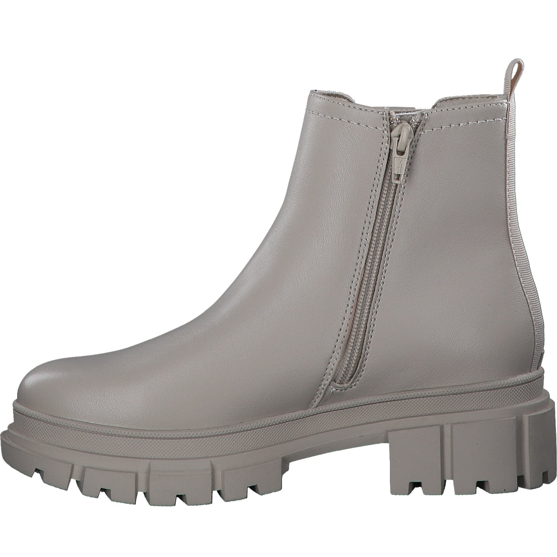 s.Oliver womens ivory casual closed booties | Vilbury London