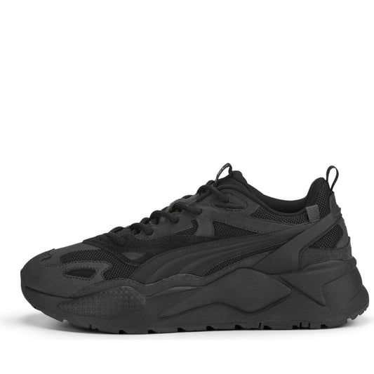 Puma mens black strong gray rs-x efekt prm leisure trainers | Vilbury London