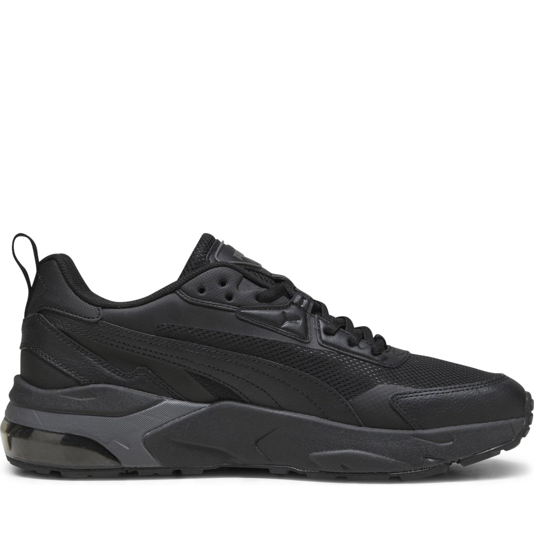 Puma mens black vis2k leisure trainers | Vilbury London