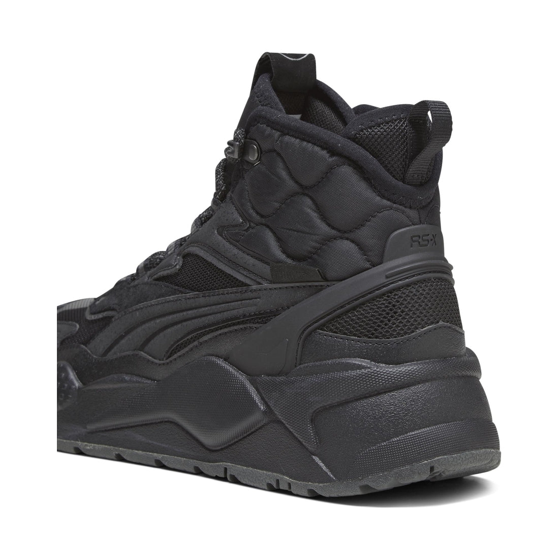 Puma mens black shadow gray rs-x hi booties | Vilbury London