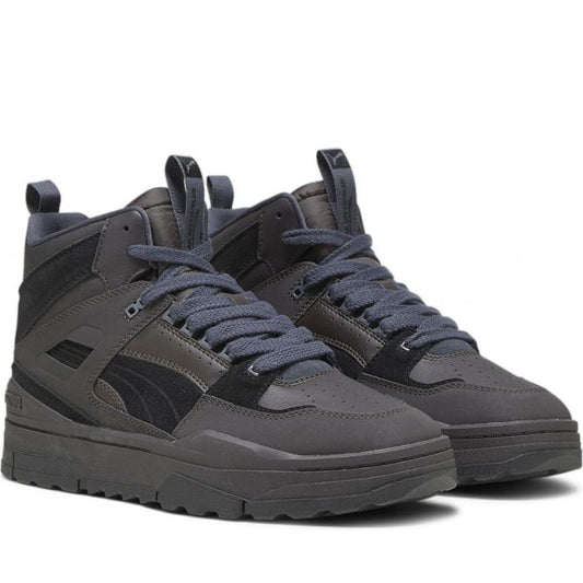 Puma mens gray strong gray slipstream hi xtreme booties | Vilbury London