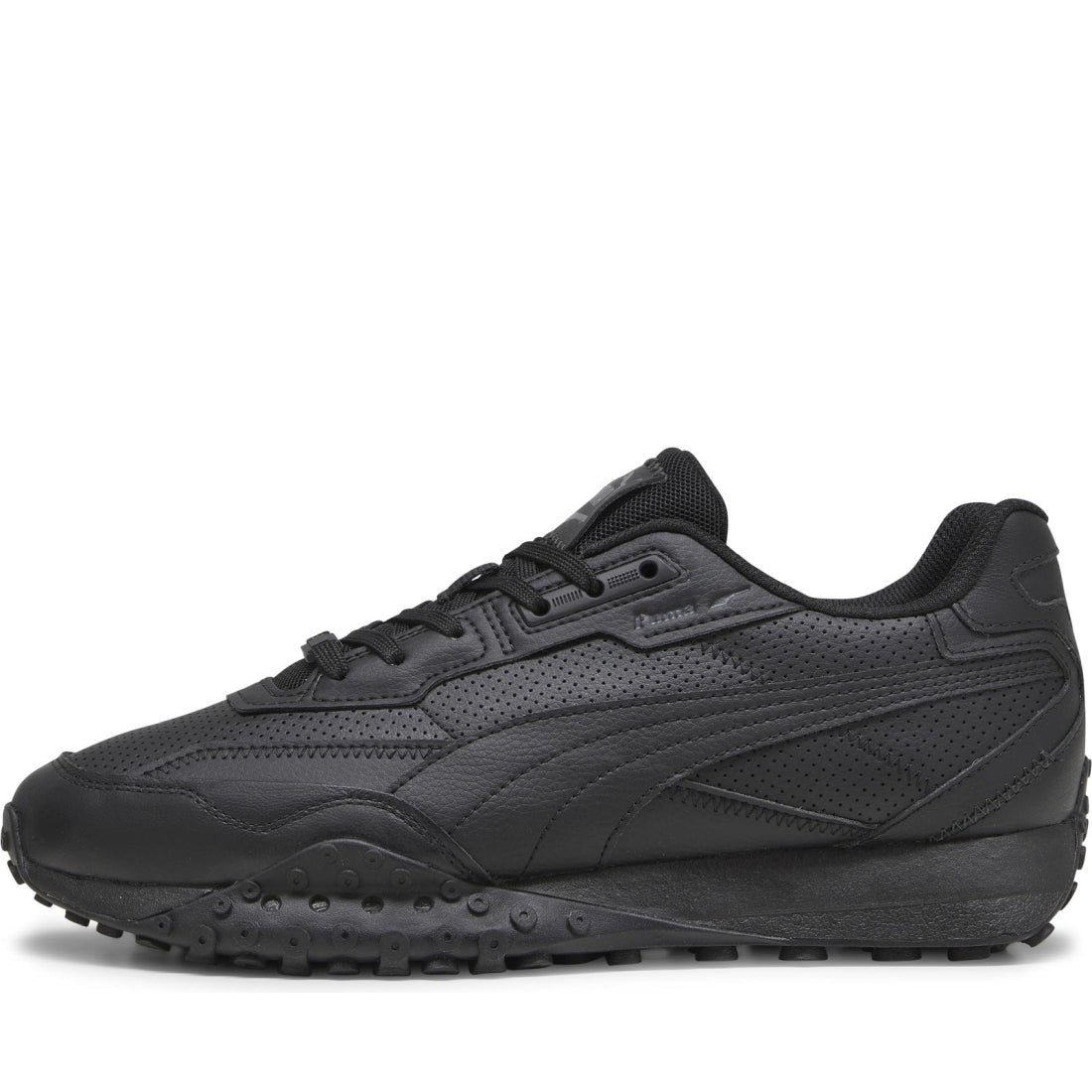 Puma mens black shadow gray blacktop rider leisure | Vilbury London