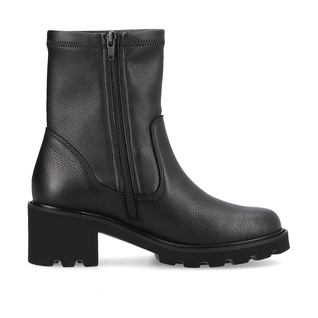 Remonte womens black casual closed booties | Vilbury London