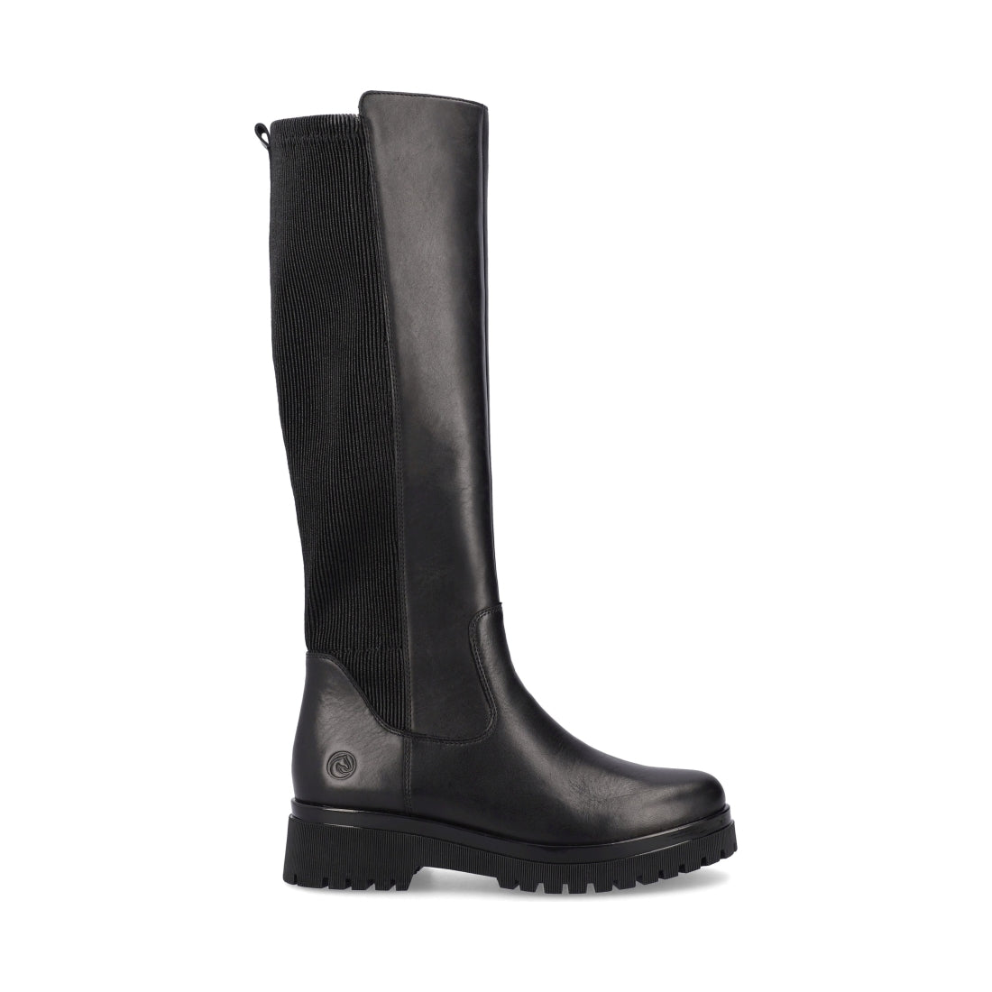 Remonte womens black casual closed boots | Vilbury London