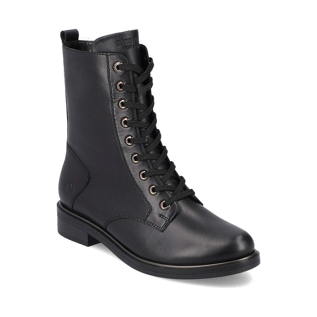 Remonte womens black casual closed booties | Vilbury London