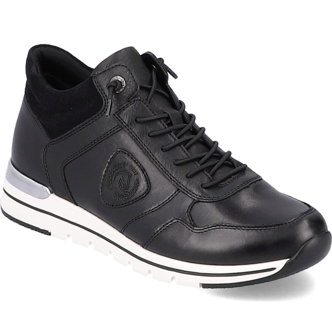 Remonte womens black casual closed sport shoe | Vilbury London