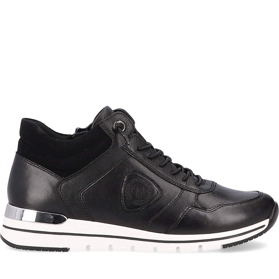 Remonte womens black casual closed sport shoe | Vilbury London