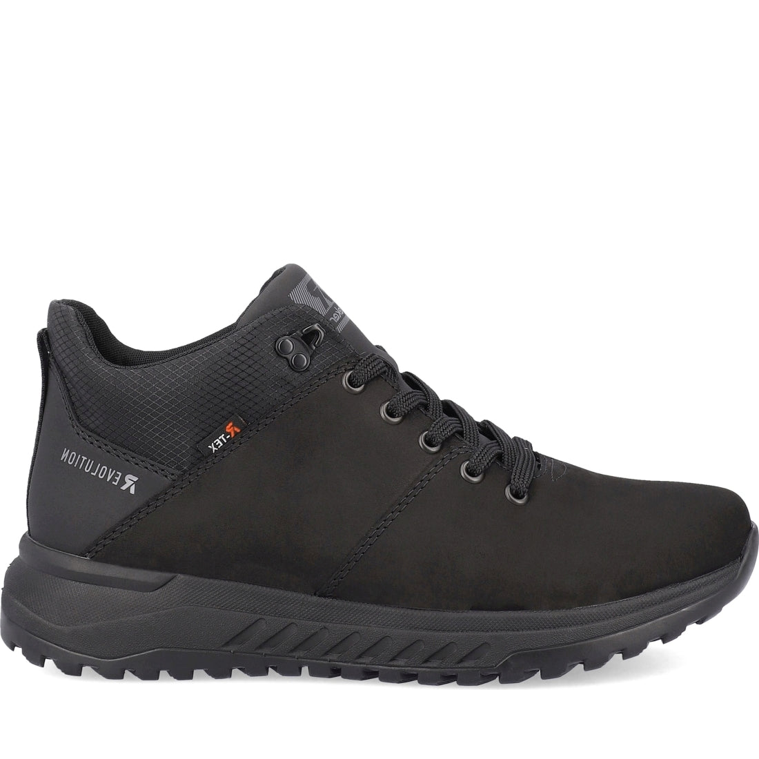 Rieker mens black casual closed booties | Vilbury London