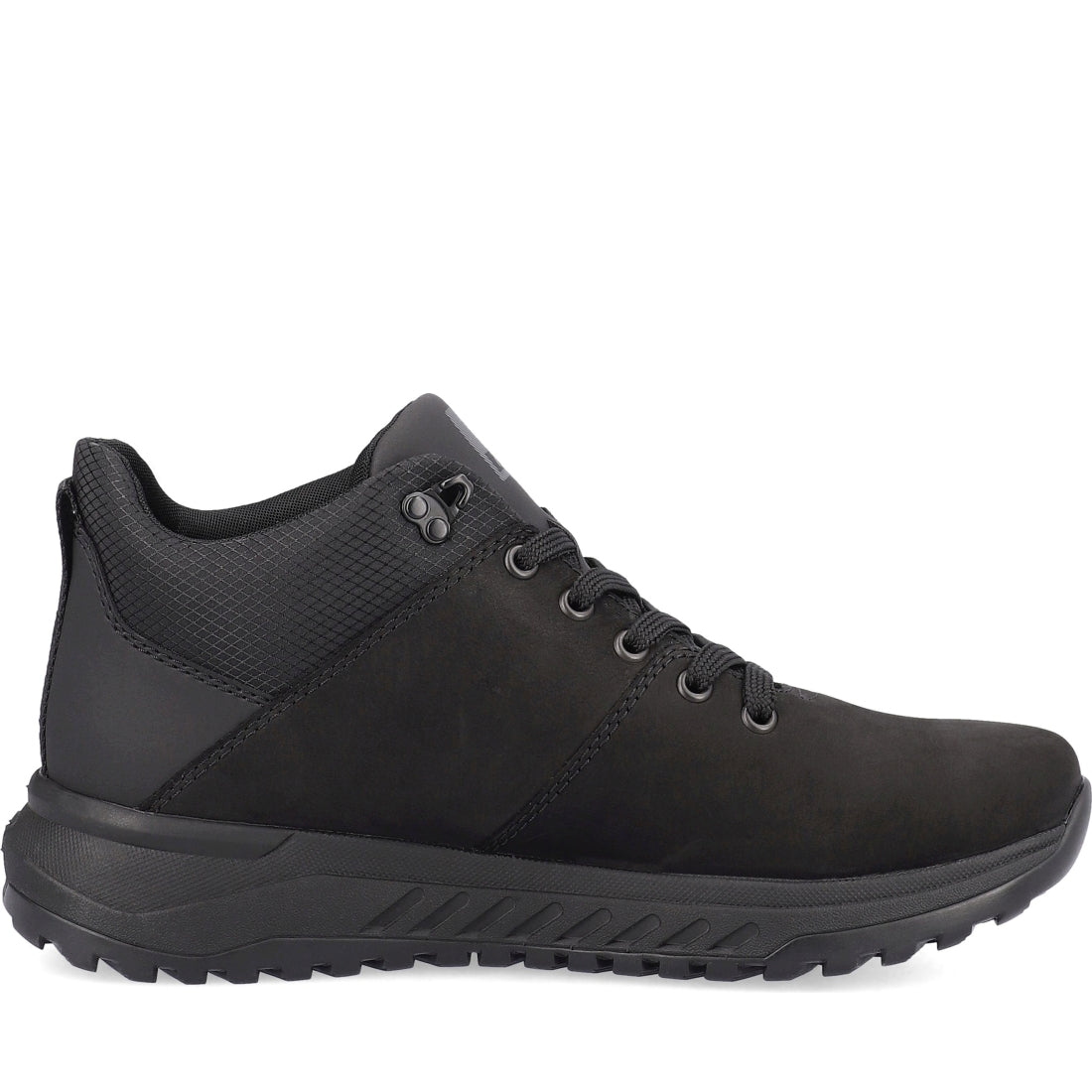 Rieker mens black casual closed booties | Vilbury London