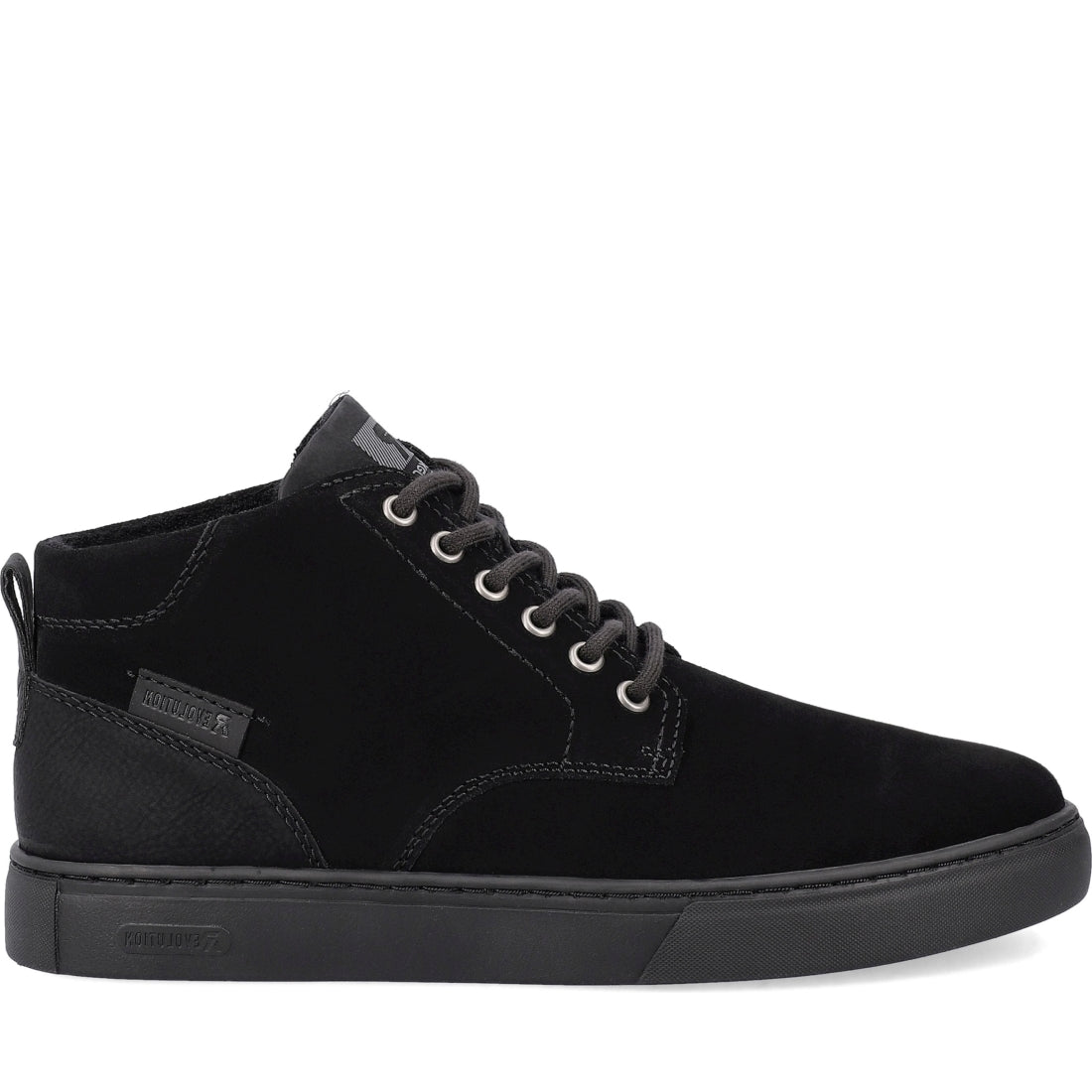 Rieker mens black casual closed booties | Vilbury London