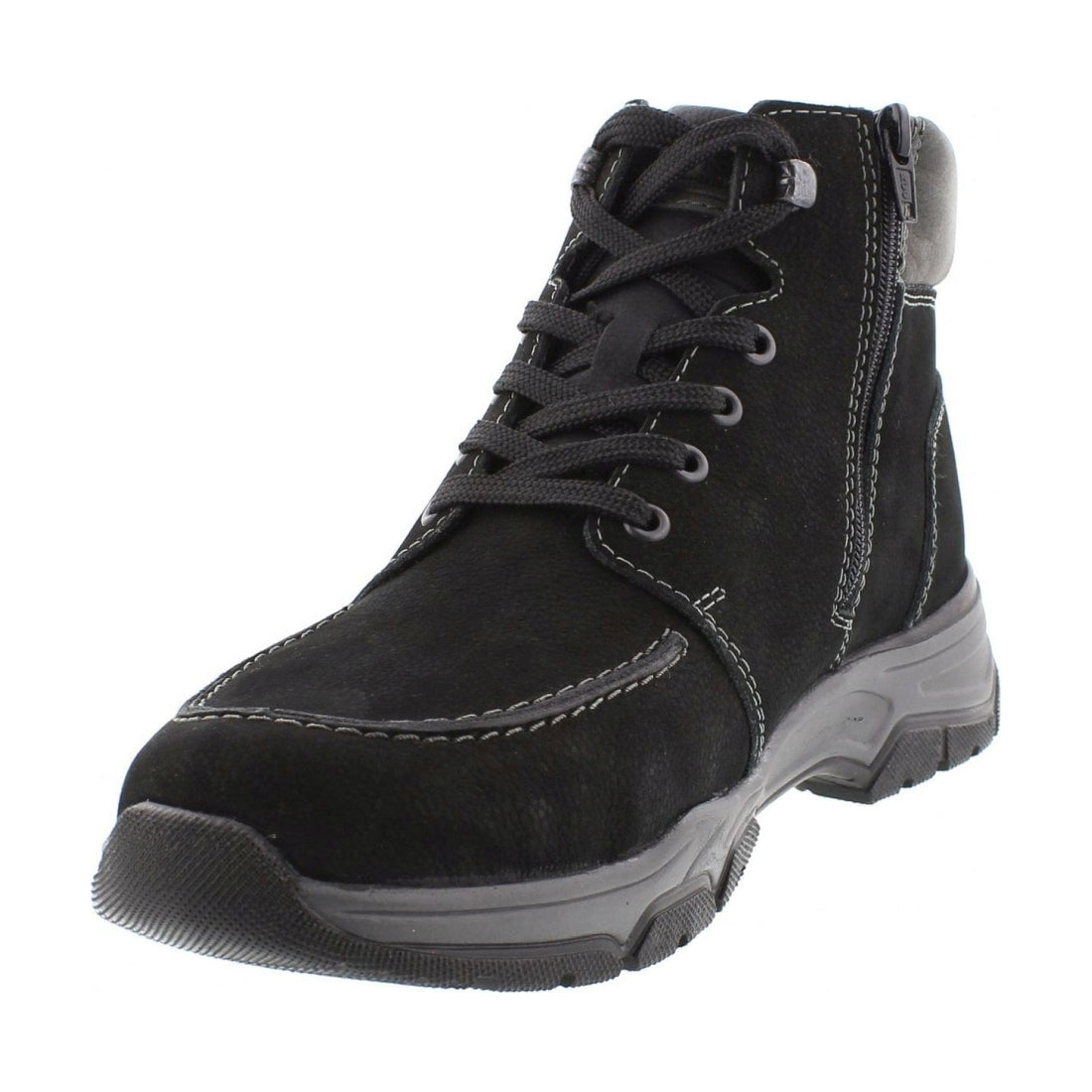 Rieker mens black casual closed booties | Vilbury London