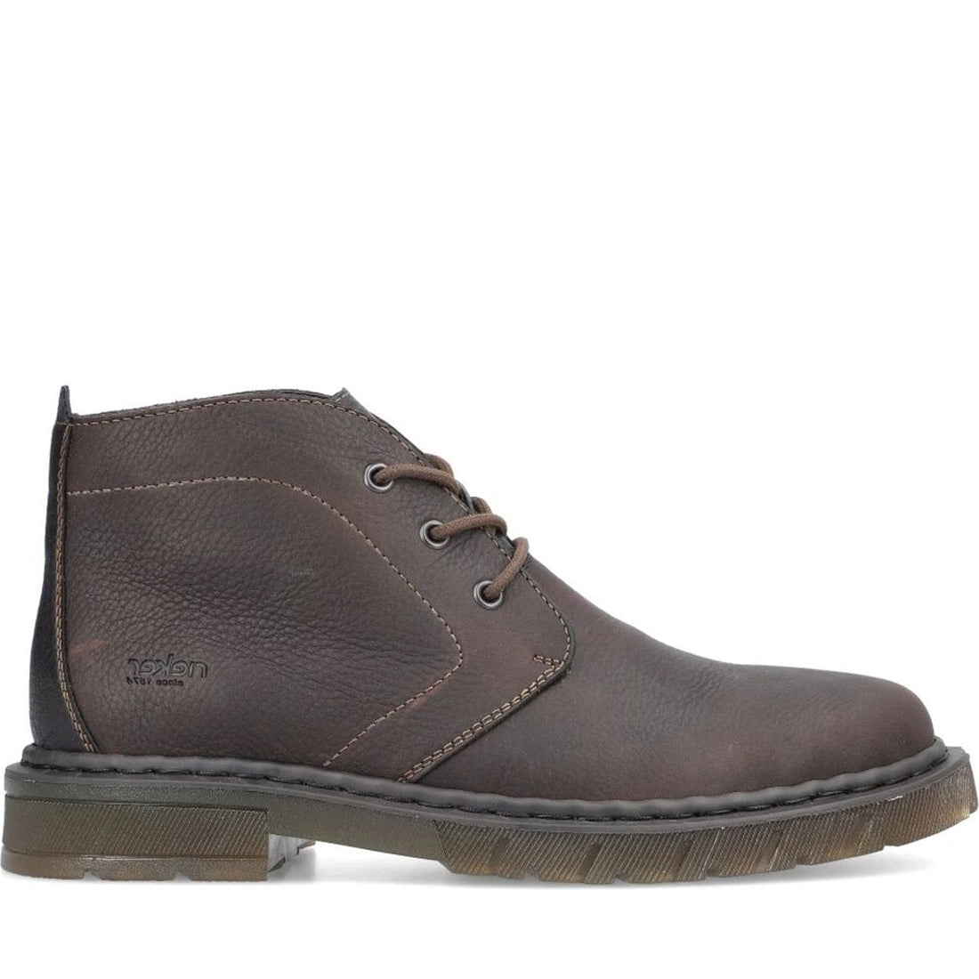 Rieker mens brown casual closed booties | Vilbury London