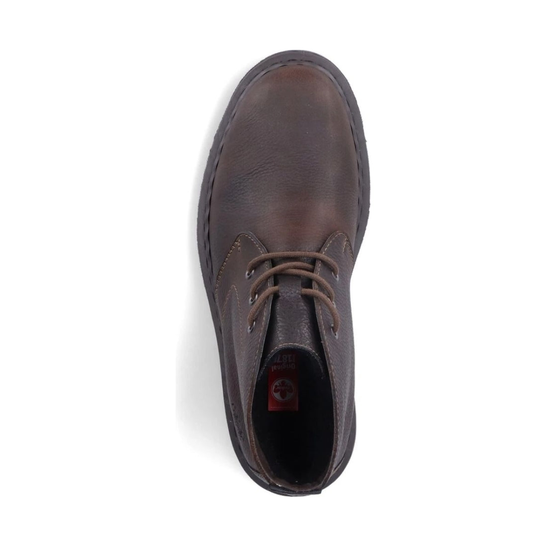 Rieker mens brown casual closed booties | Vilbury London