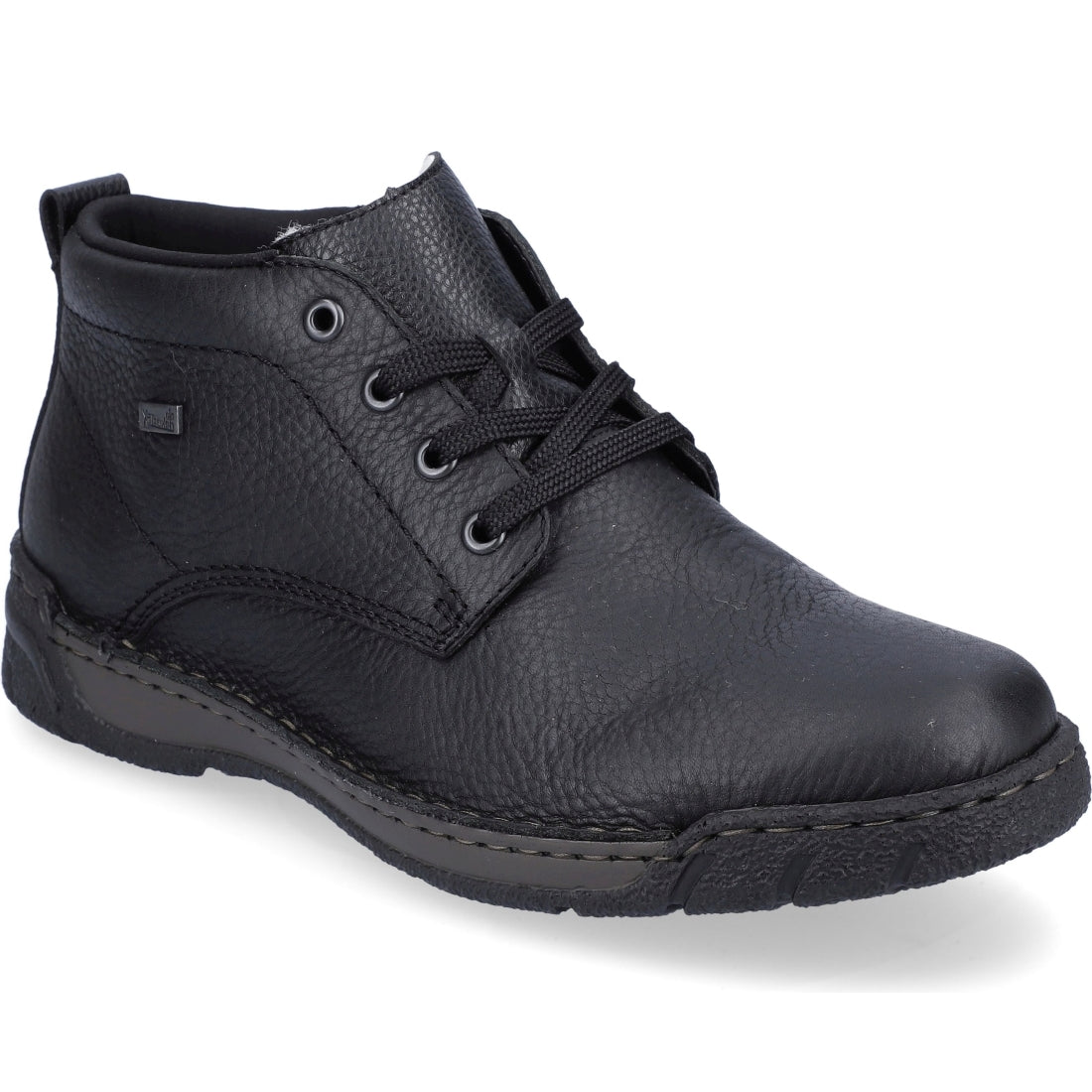 Rieker mens black casual closed booties | Vilbury London