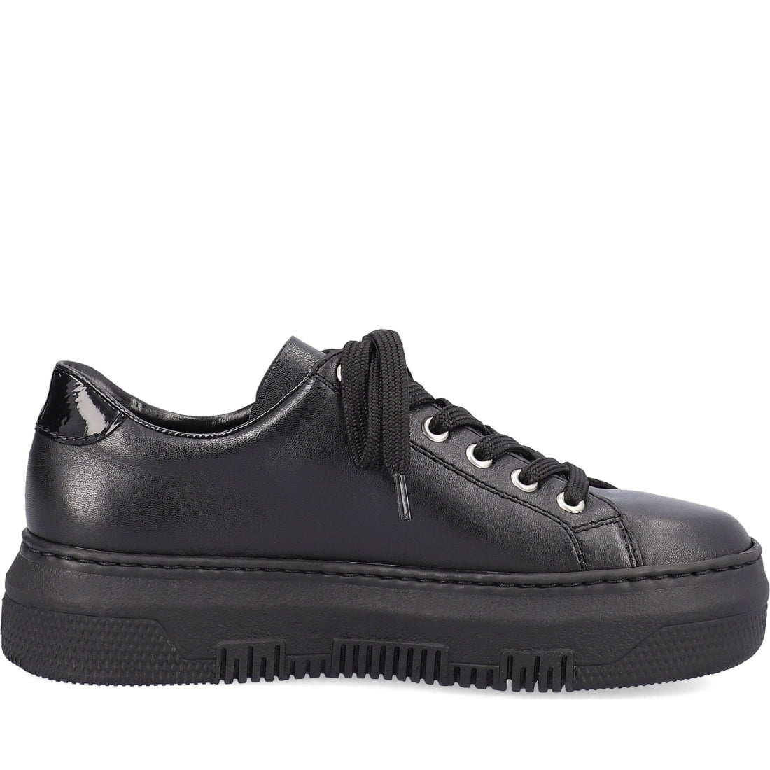 Rieker womens black casual closed sport shoe | Vilbury London