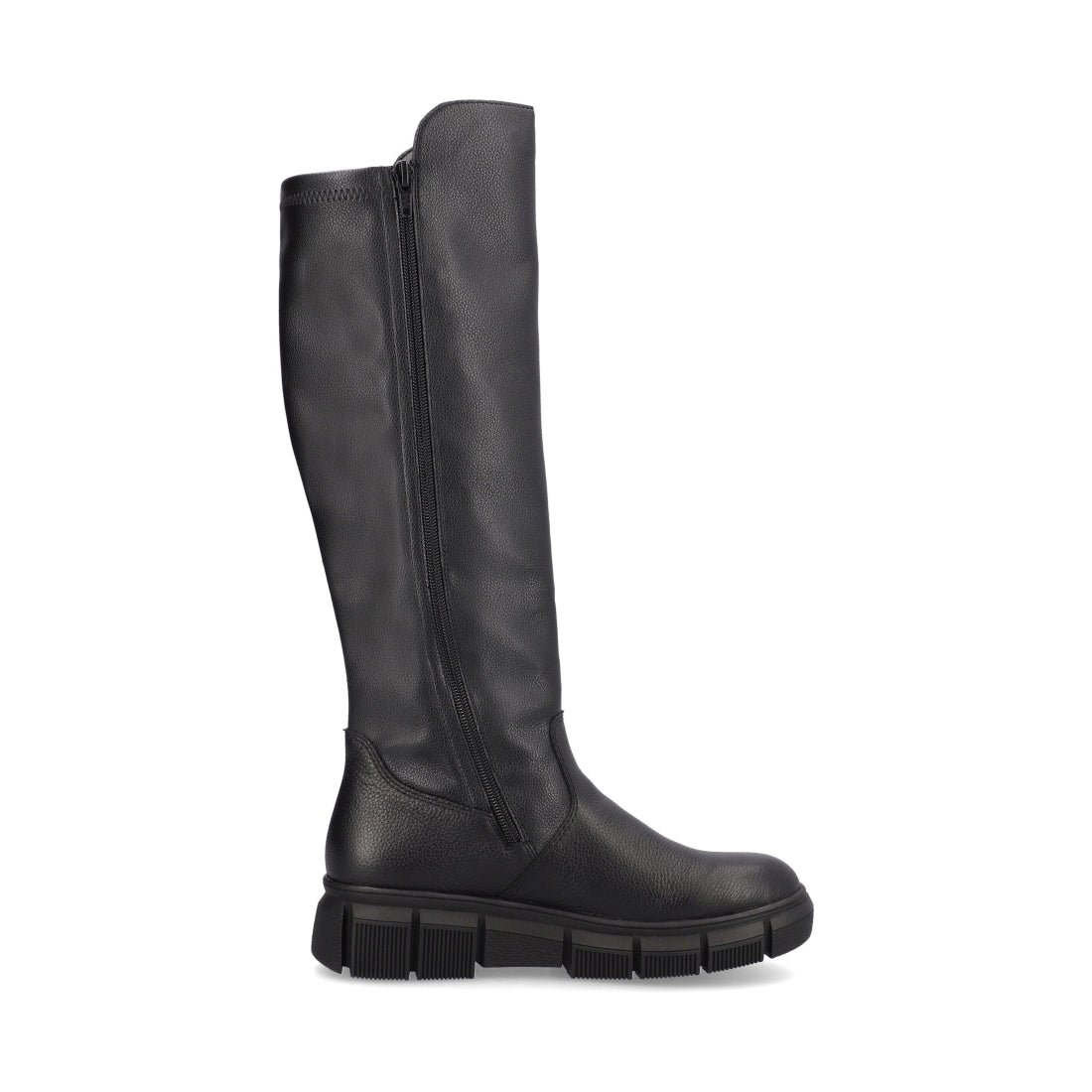 Rieker womens black casual closed boots | Vilbury London