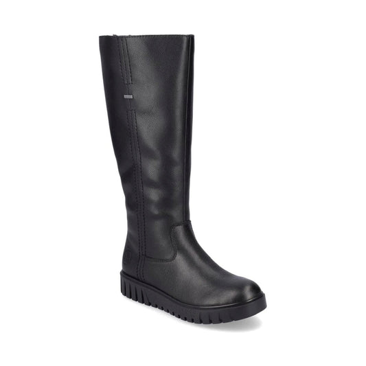 Rieker womens black casual closed boots | Vilbury London