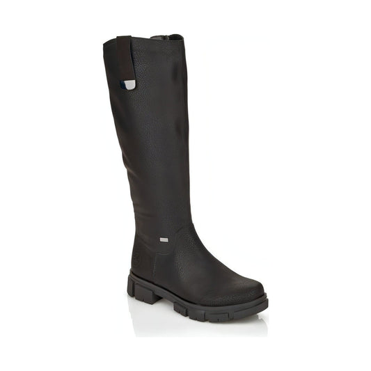 Rieker womens black casual closed boots | Vilbury London