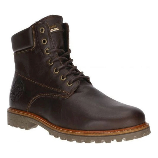 Salamander mens brown harrold warm boots | Vilbury London