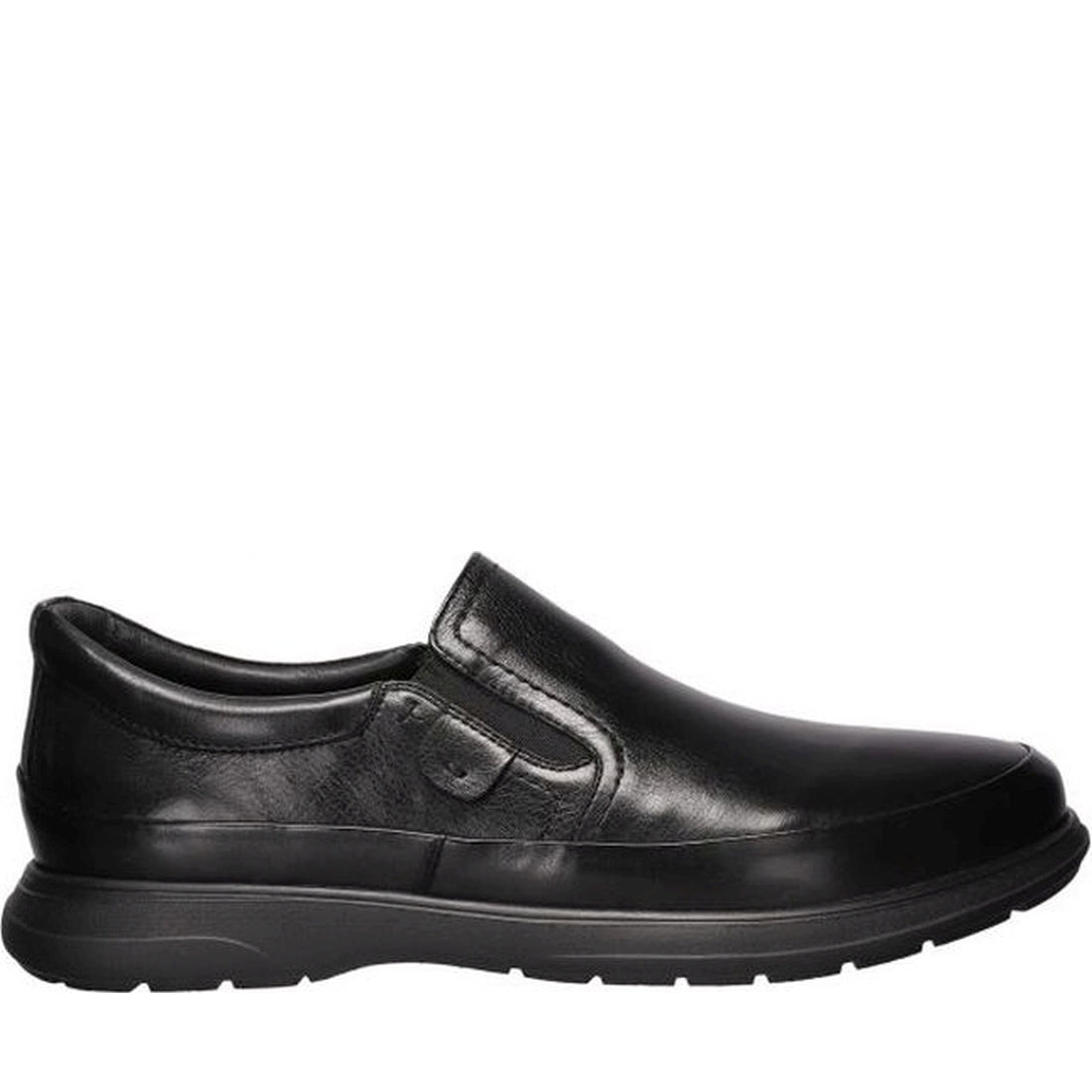 Salamander mens black parto leisure trainers | Vilbury London