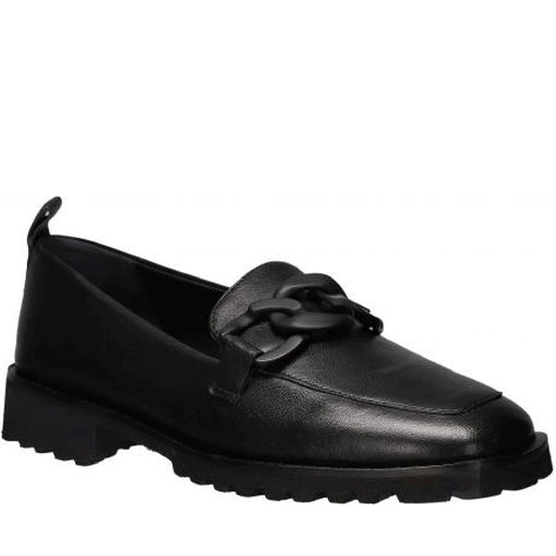 Salamander womens black gillia loafers | Vilbury London