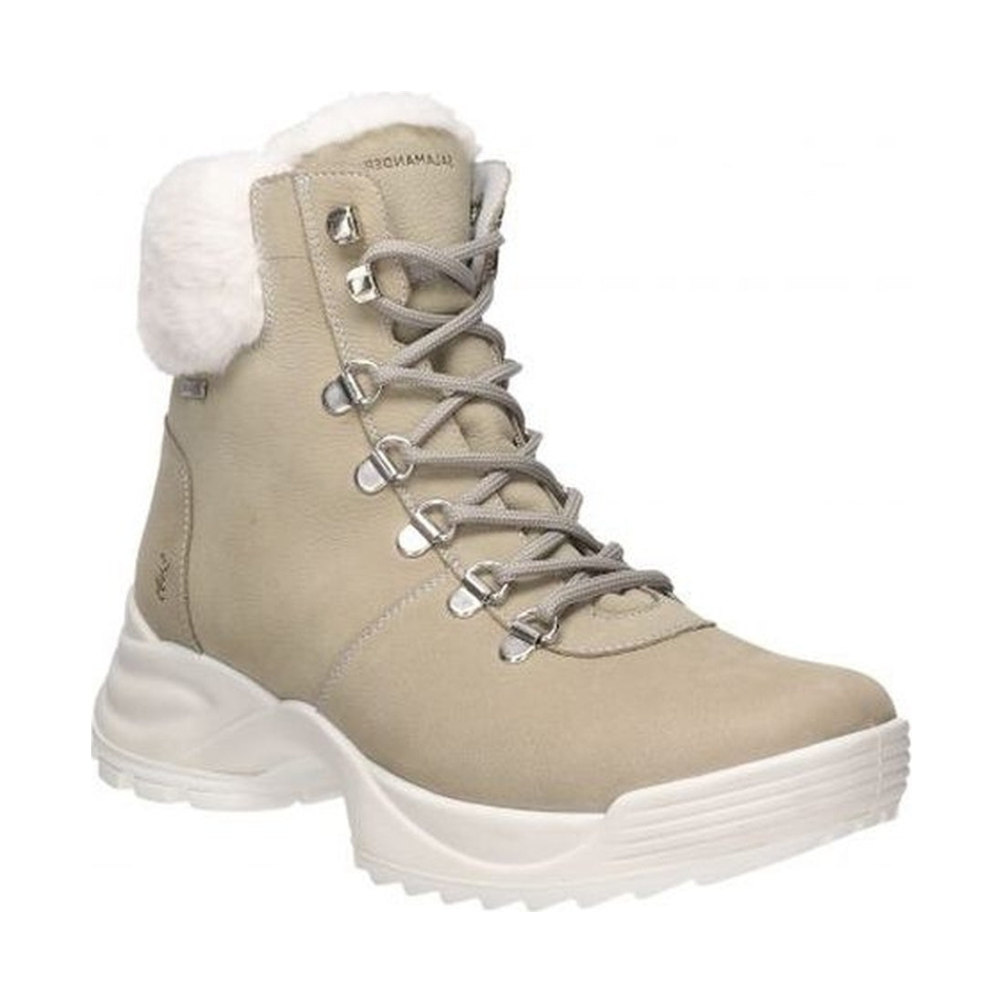 Salamander womens beige steffie goretex gtx warm boots | Vilbury London