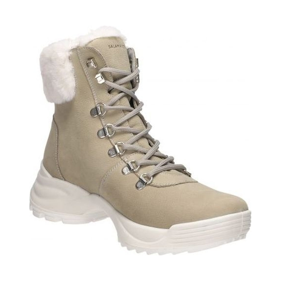 Salamander womens beige steffie goretex gtx warm boots | Vilbury London