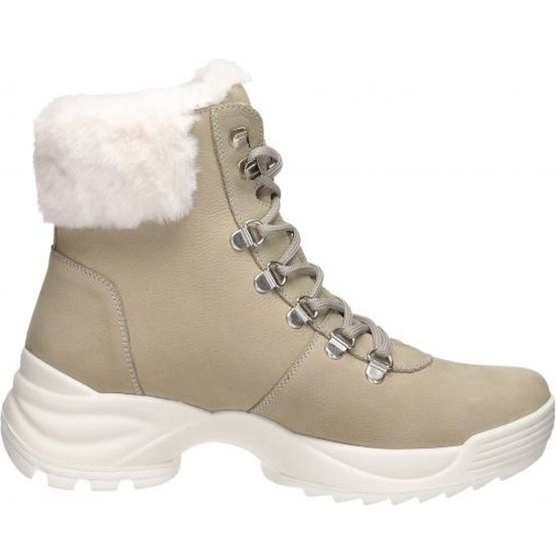 Salamander womens beige steffie goretex gtx warm boots | Vilbury London