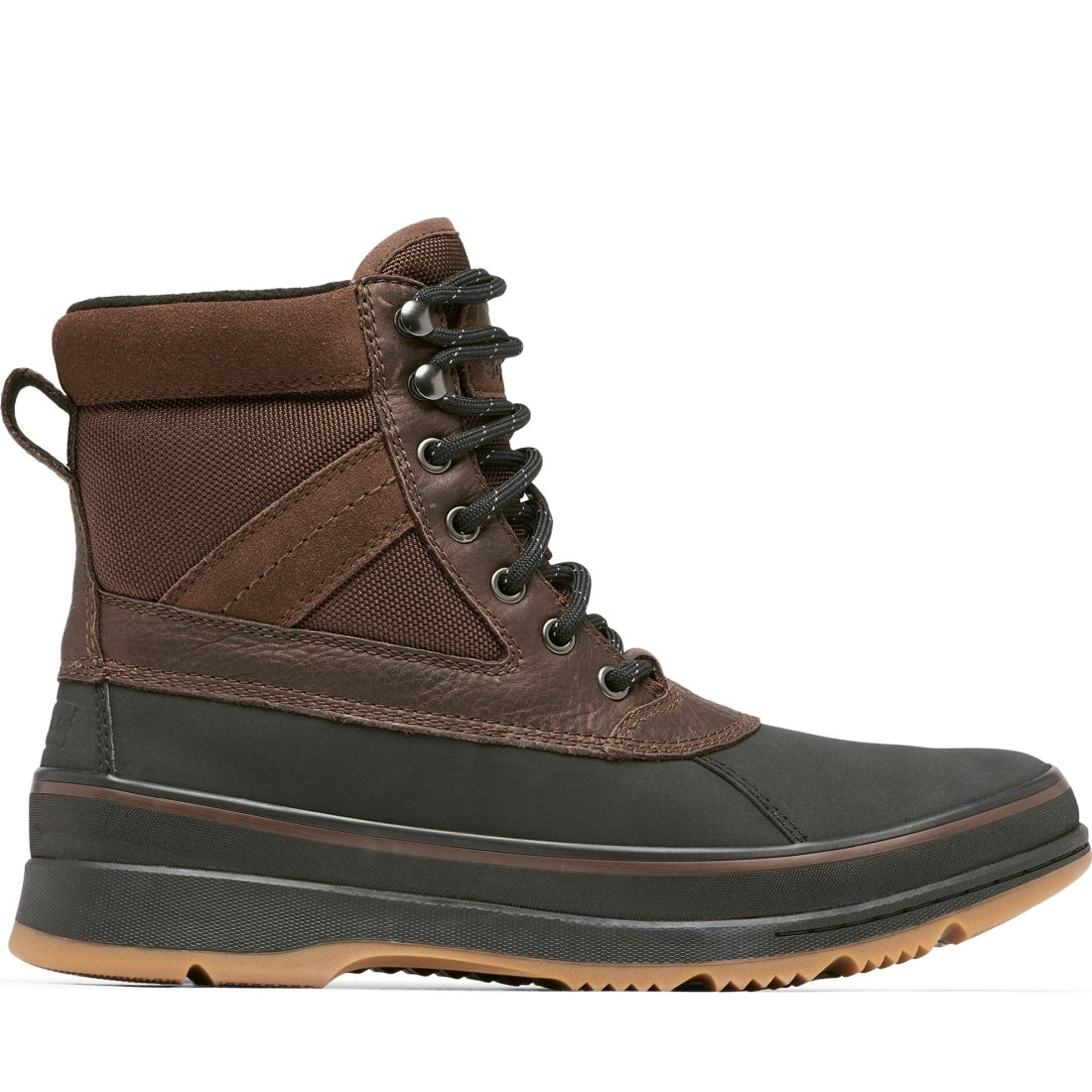 Sorel mens 256 tobacco, black ankeny ii wp booties | Vilbury London